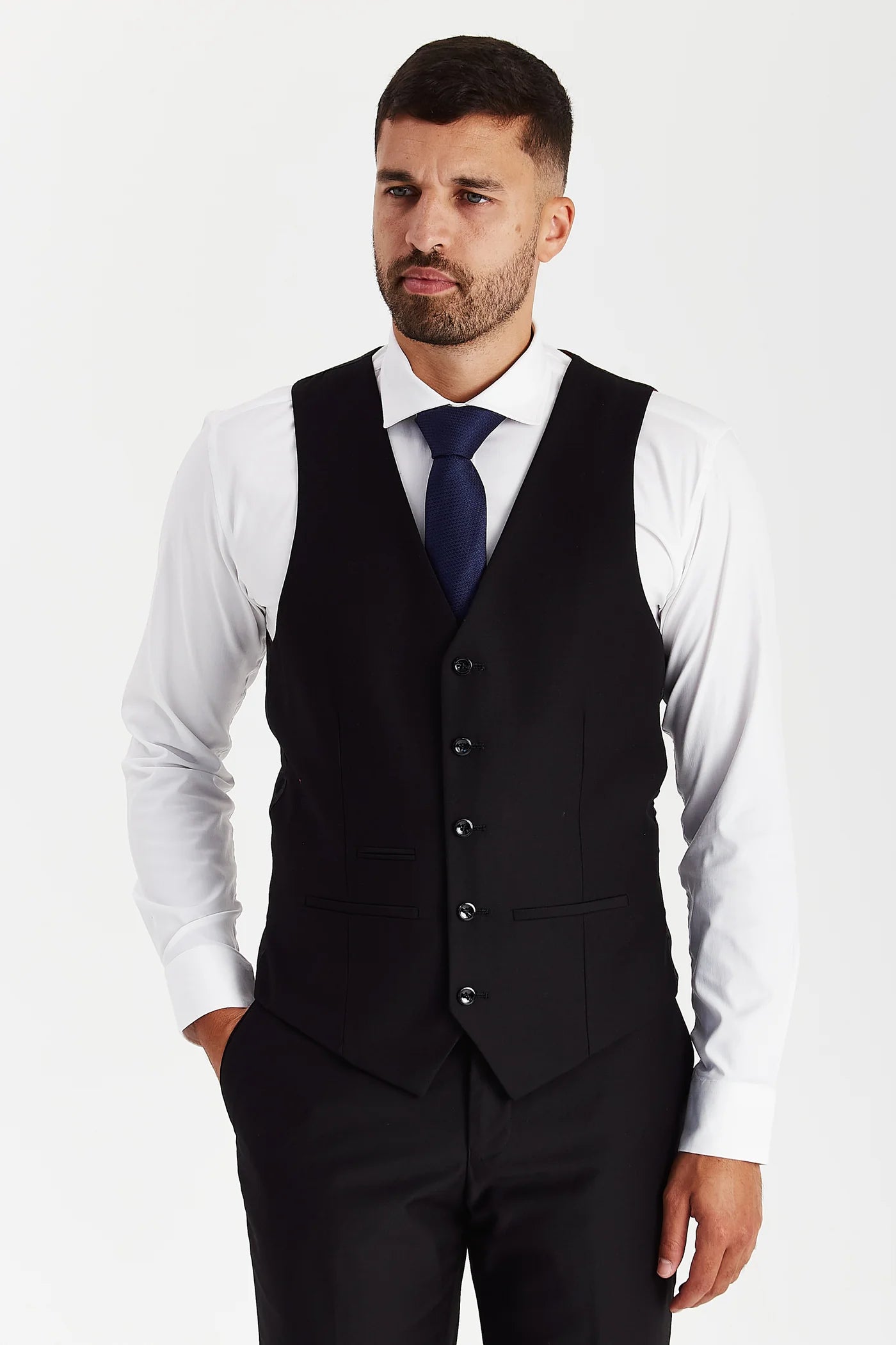 Parker - Black Three Piece Suit