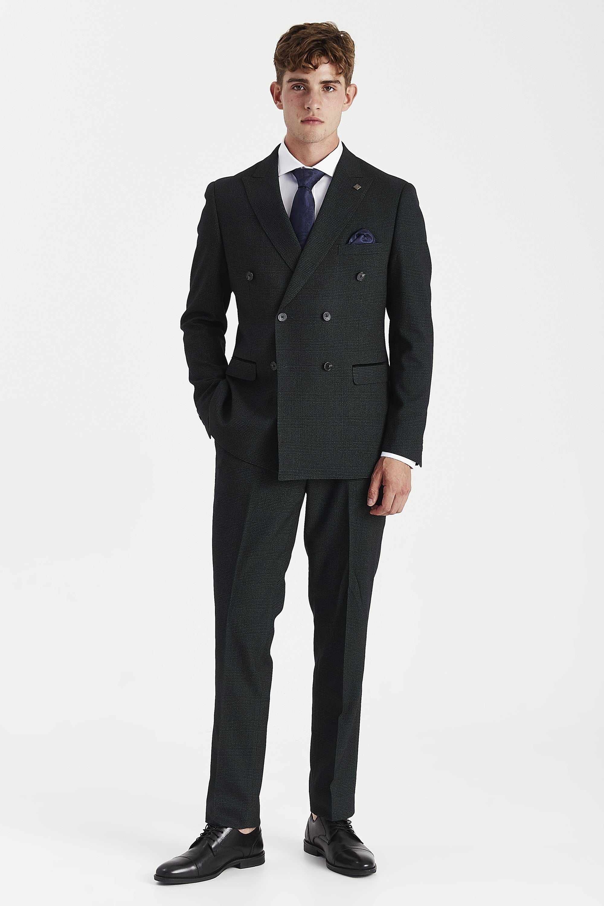 Regent Olive Double Breasted Blazer