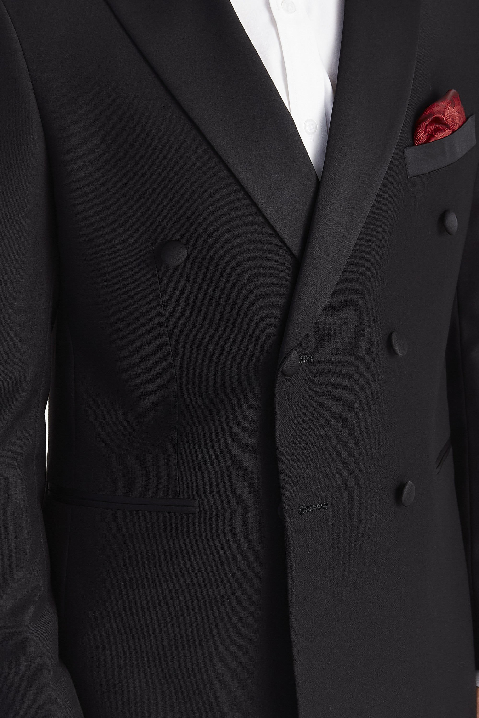 Harry Black double breasted tuxedo - side