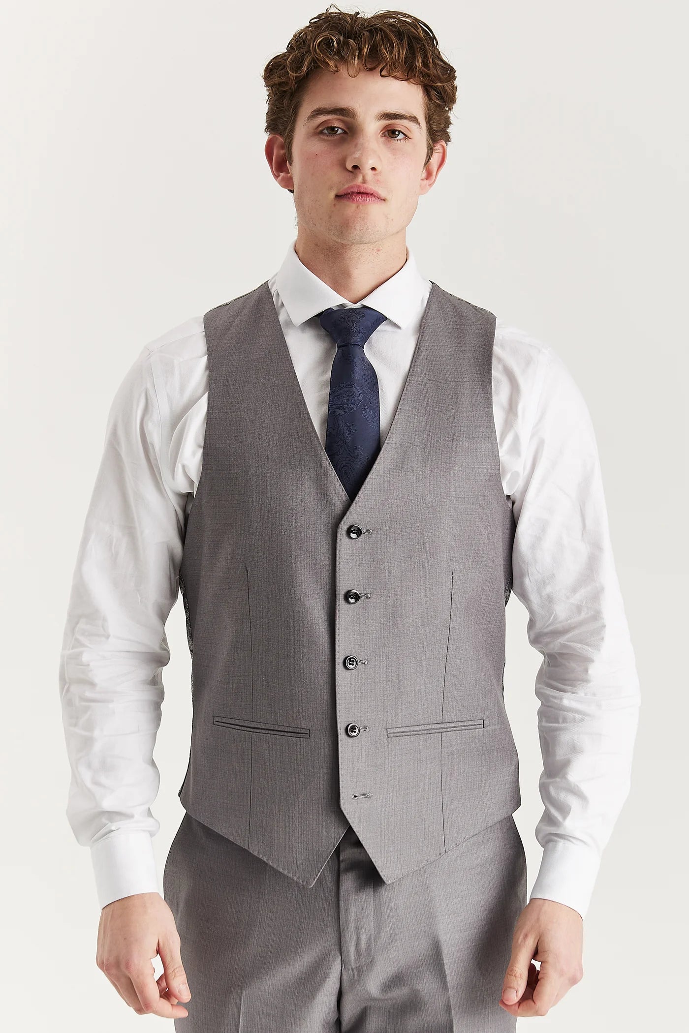 Edward - Grey Three Piece Suit