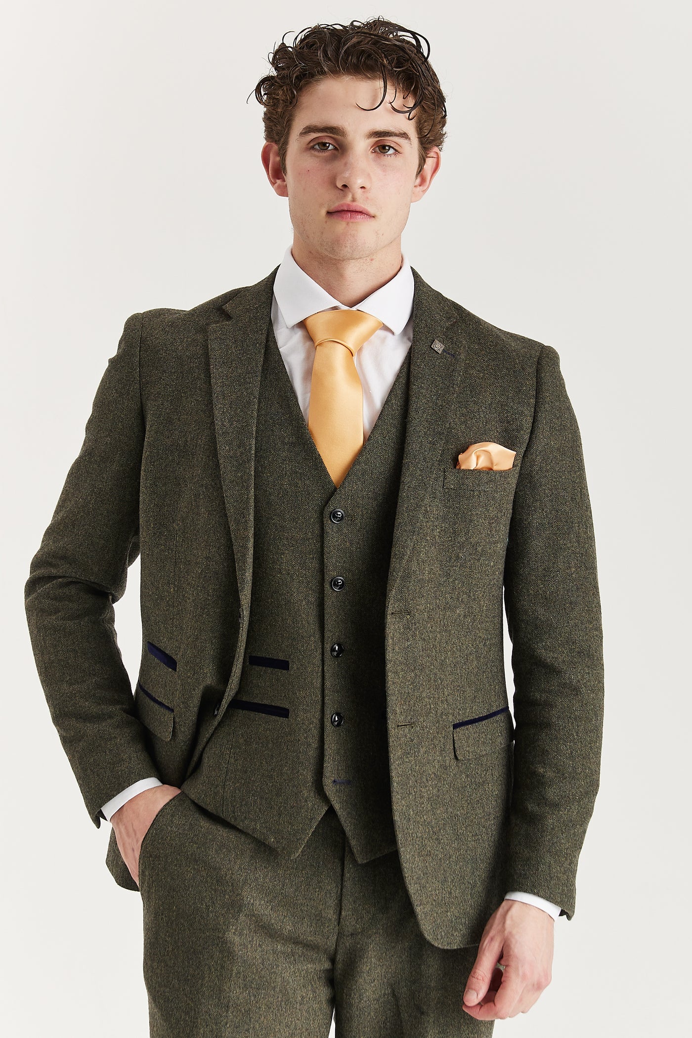 Oscar - Green Tweed Blazer