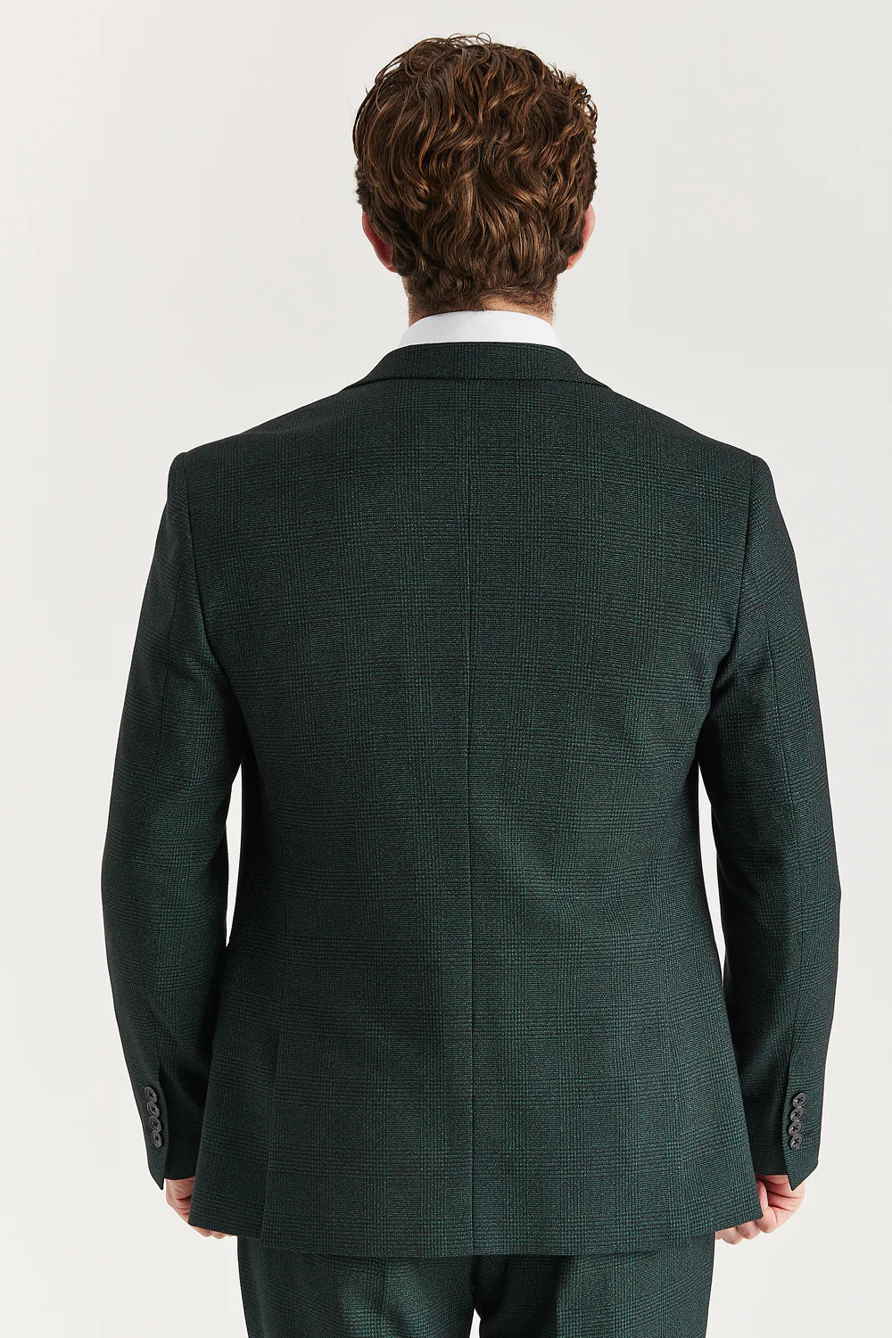 Regent - Olive Check Three Piece Suit