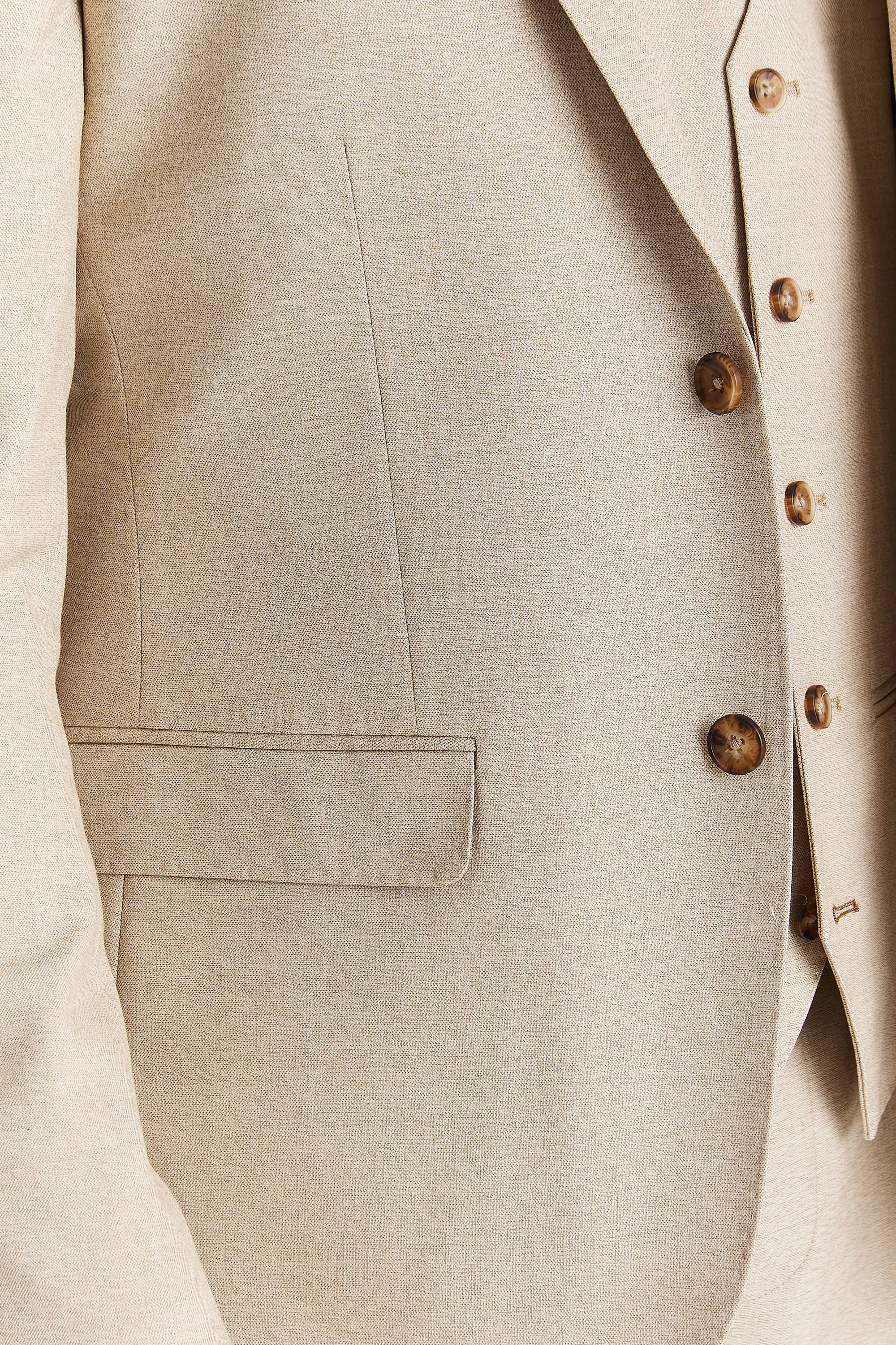 Belmont - Beige Men's Three Piece Suit – image 8