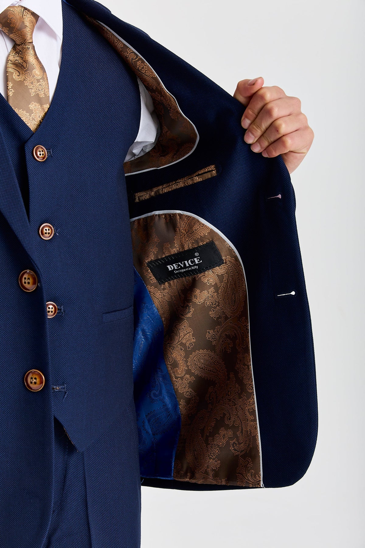 Mayfair Navy Father & Son Suit – view 10