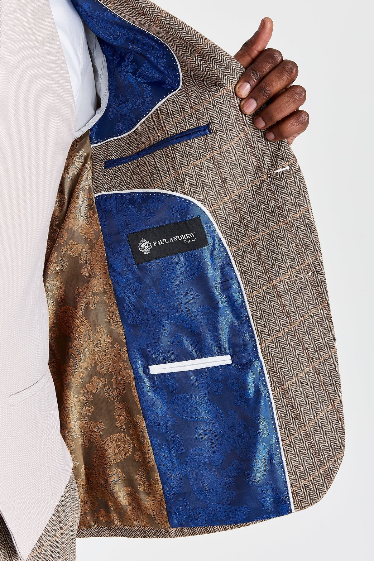 Harris Brown Tweed Suit with Mayfair Stone Waistcoat – image 4