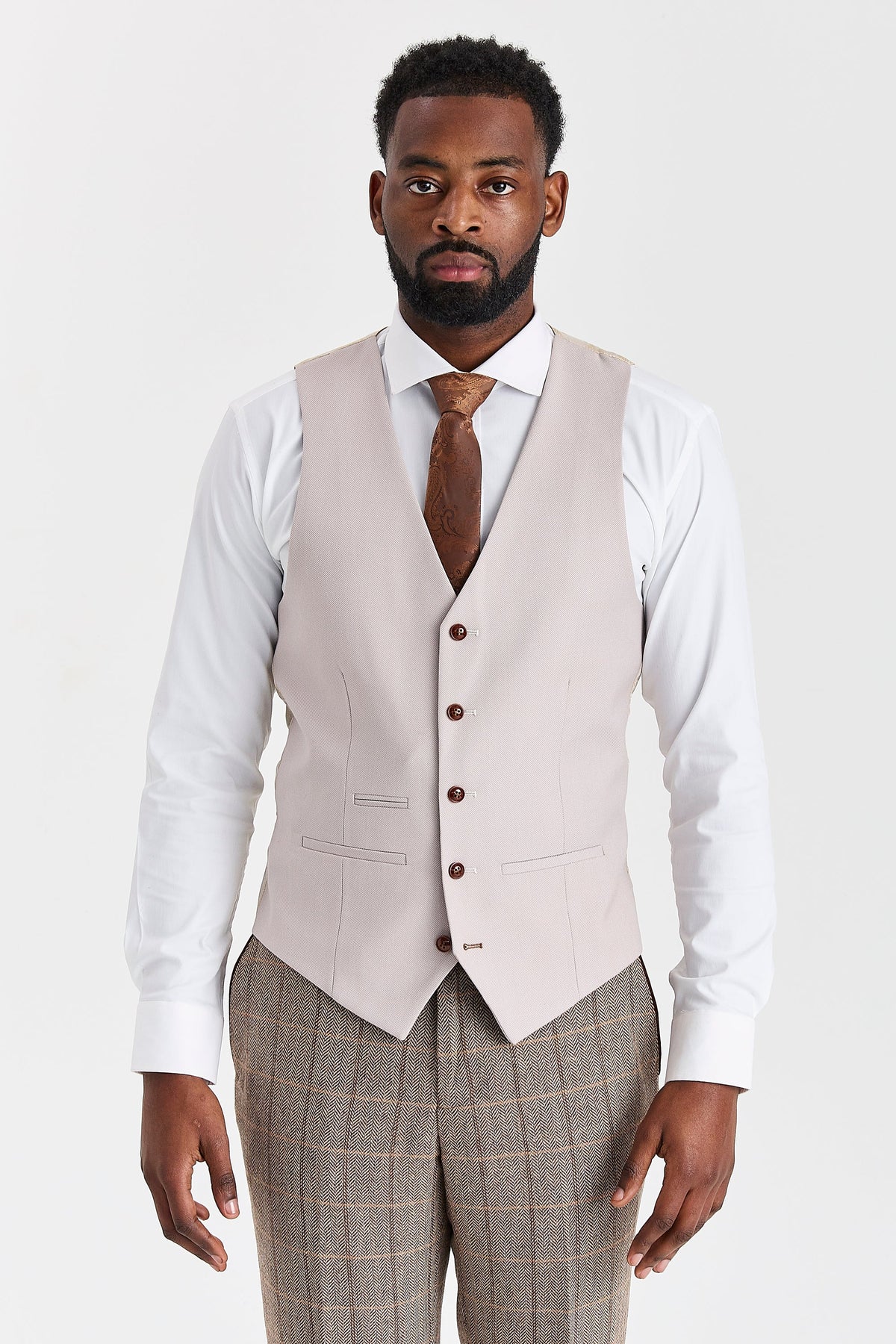 Harris Brown Tweed Suit with Mayfair Stone Waistcoat – image 5