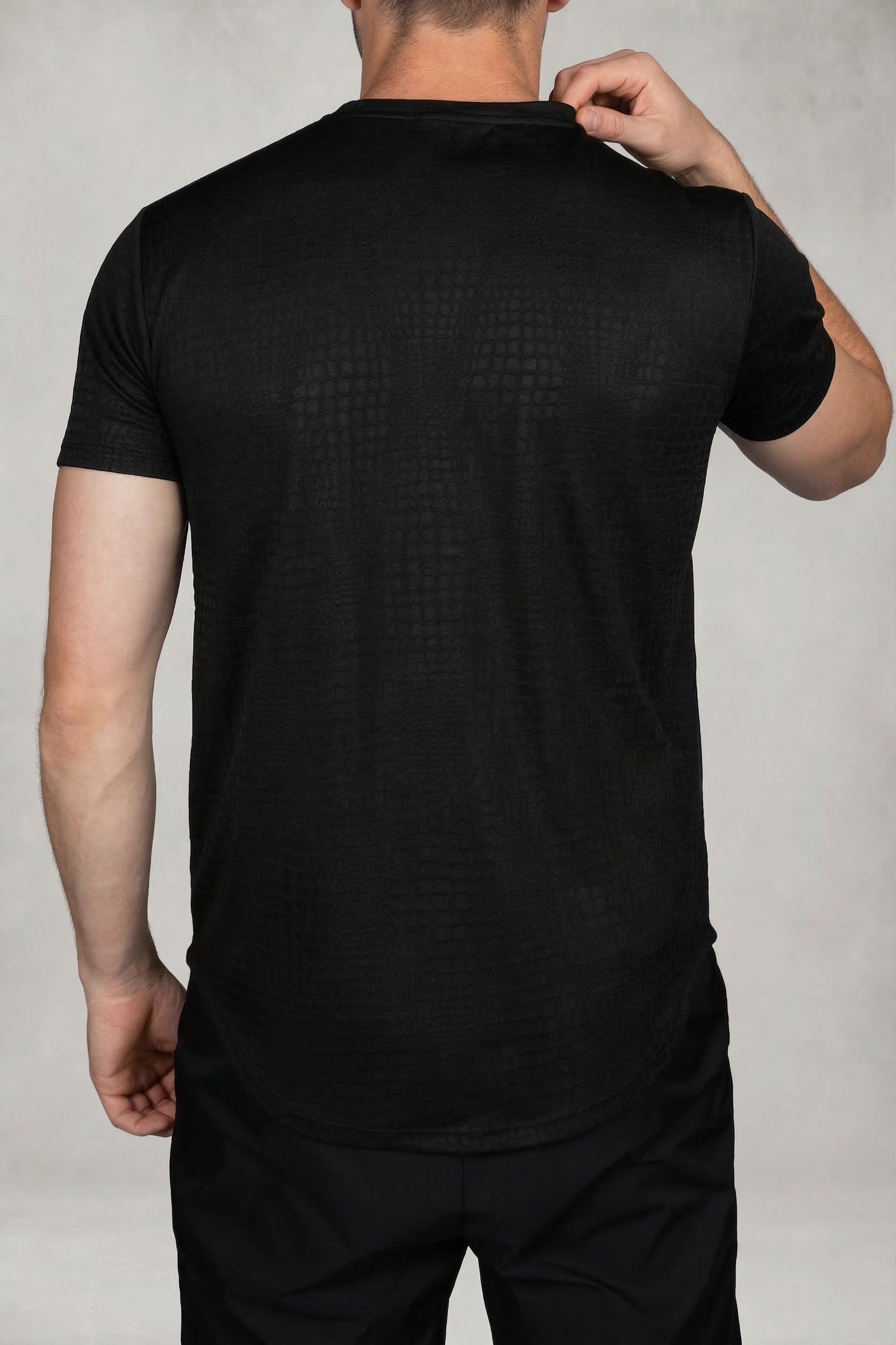 Net Pattern T-Shirt