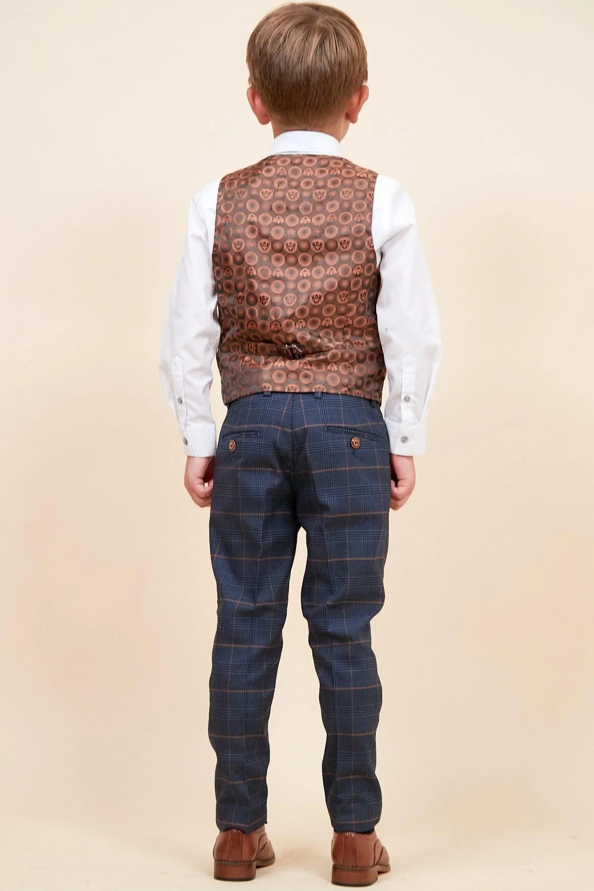 Jenson - Childrens Marine Navy Check Suit