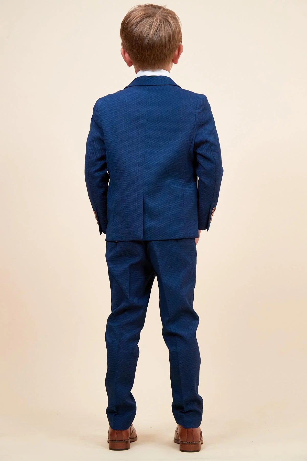 Max - Childrens Royal Blue Three Piece Suit