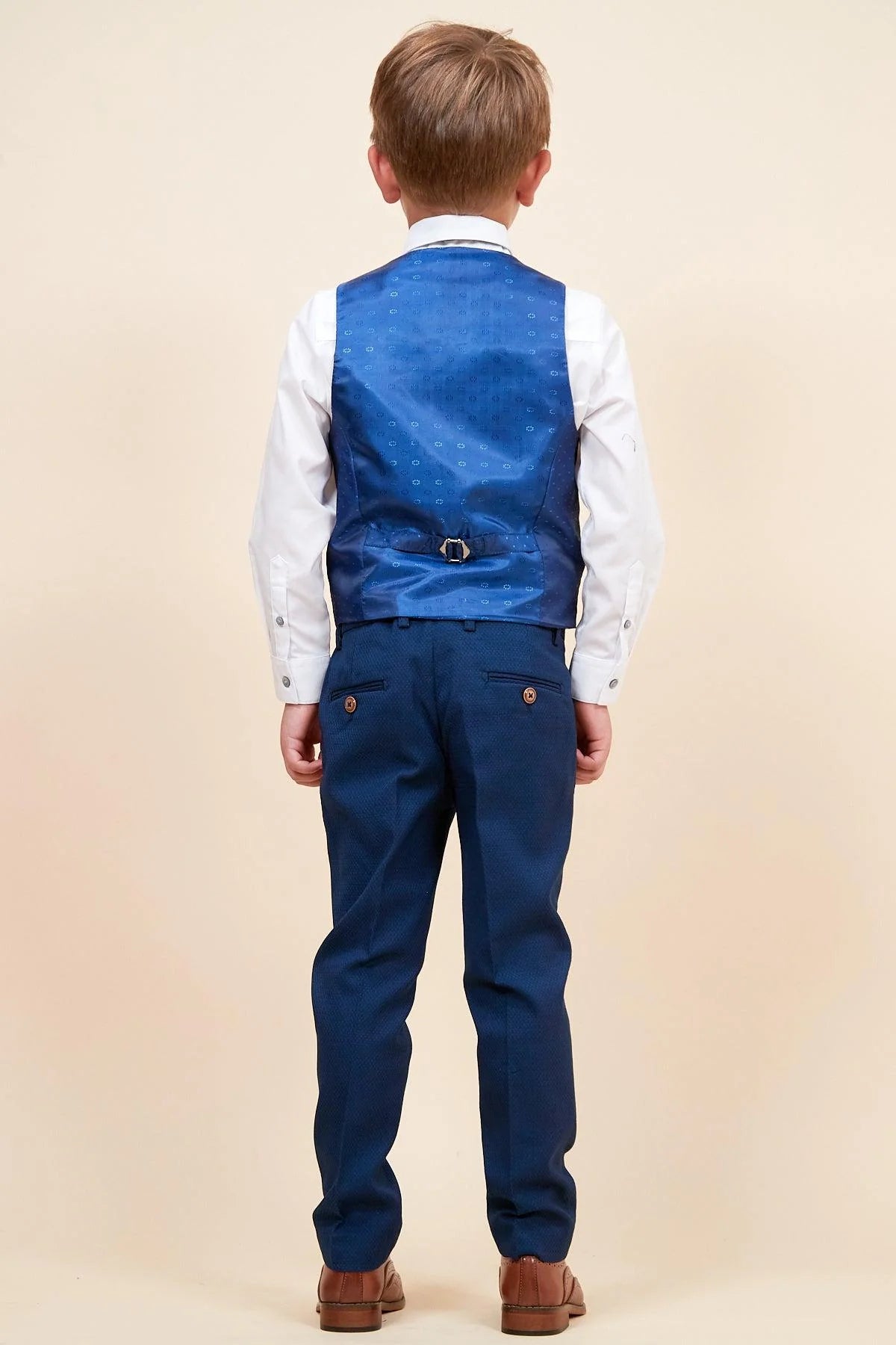 Max - Childrens Royal Blue Three Piece Suit
