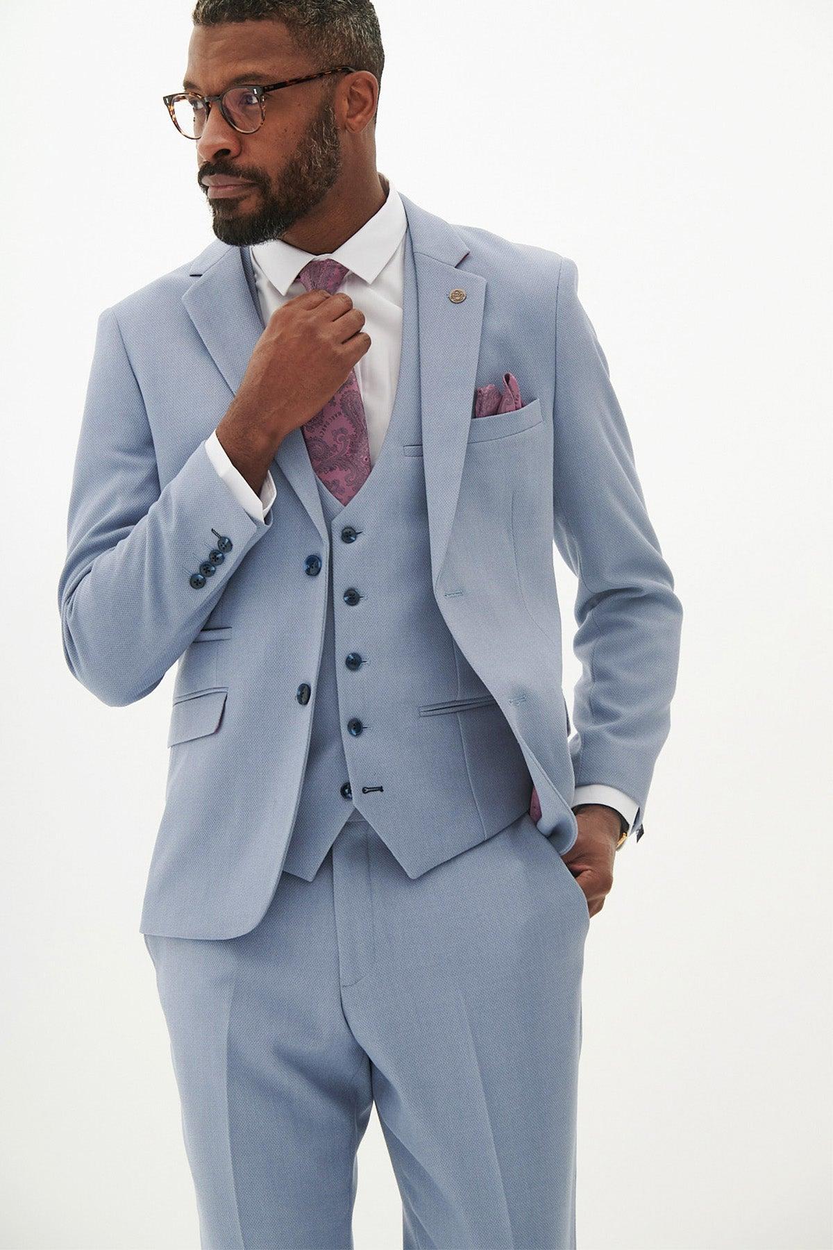 HM5 -Sky Blue Tailored Blazer