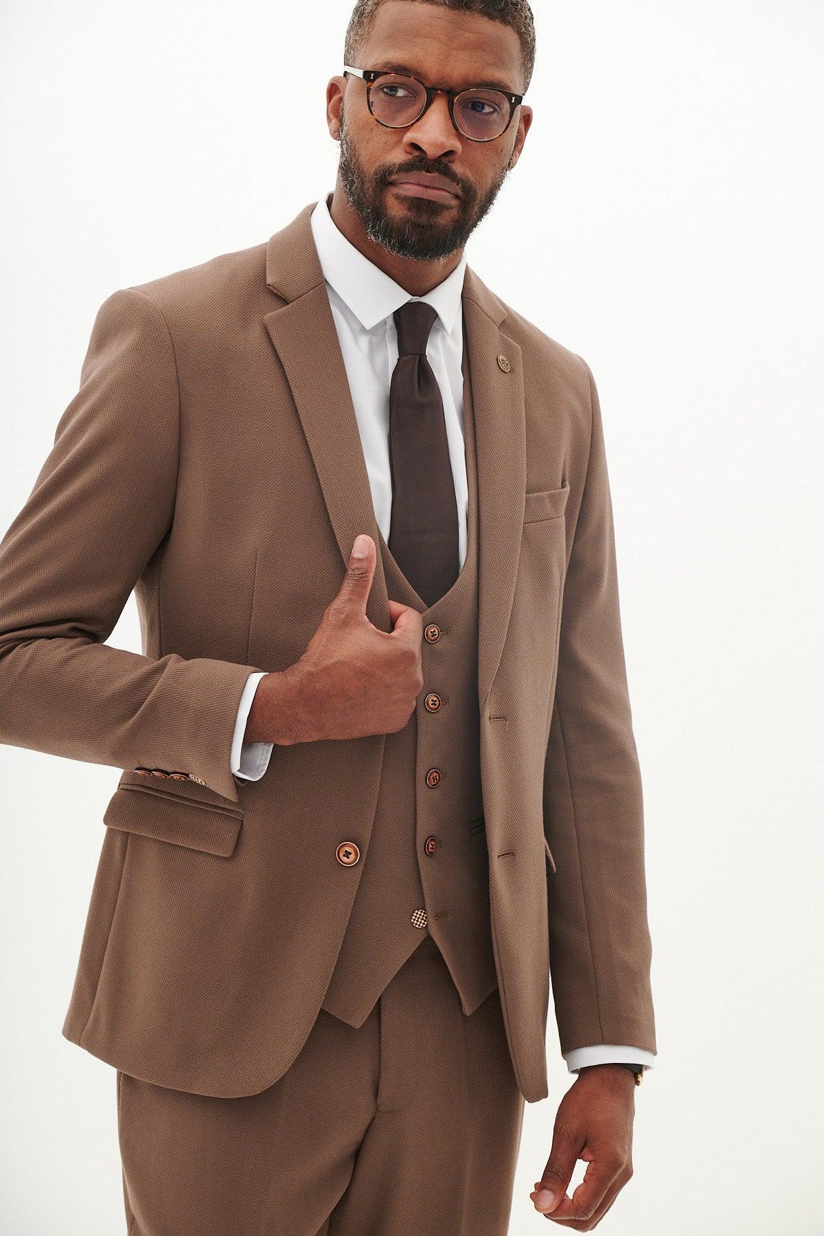 HM5 - Tan Tailored Blazer