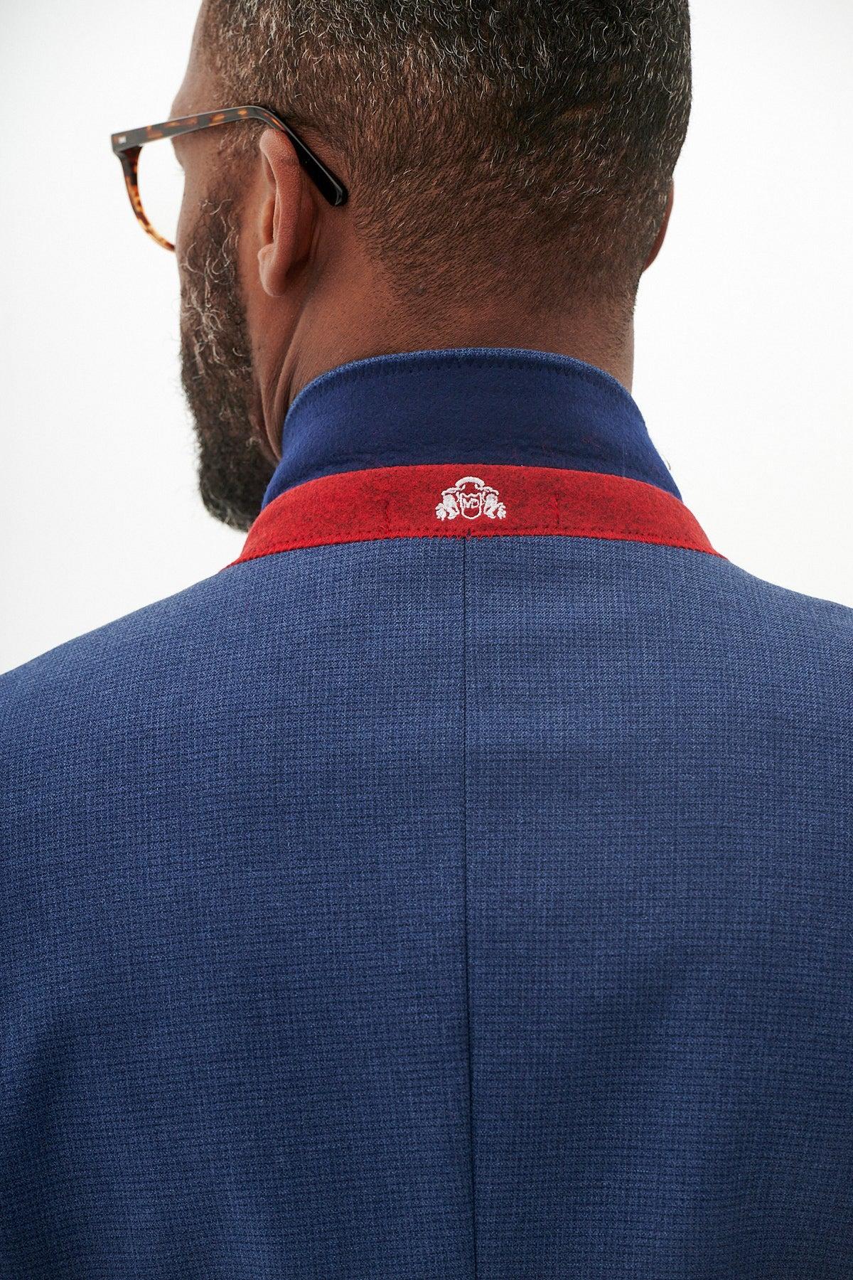 Ashley - Navy Blue Three Piece Suit