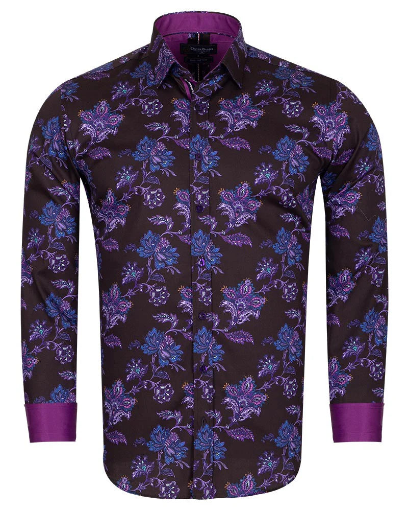 Paisley Floral Print Pure Cotton Shirt