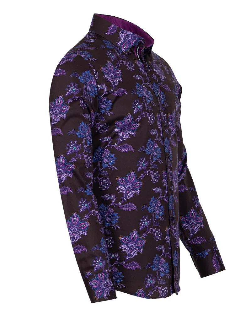 Paisley Floral Print Pure Cotton Shirt