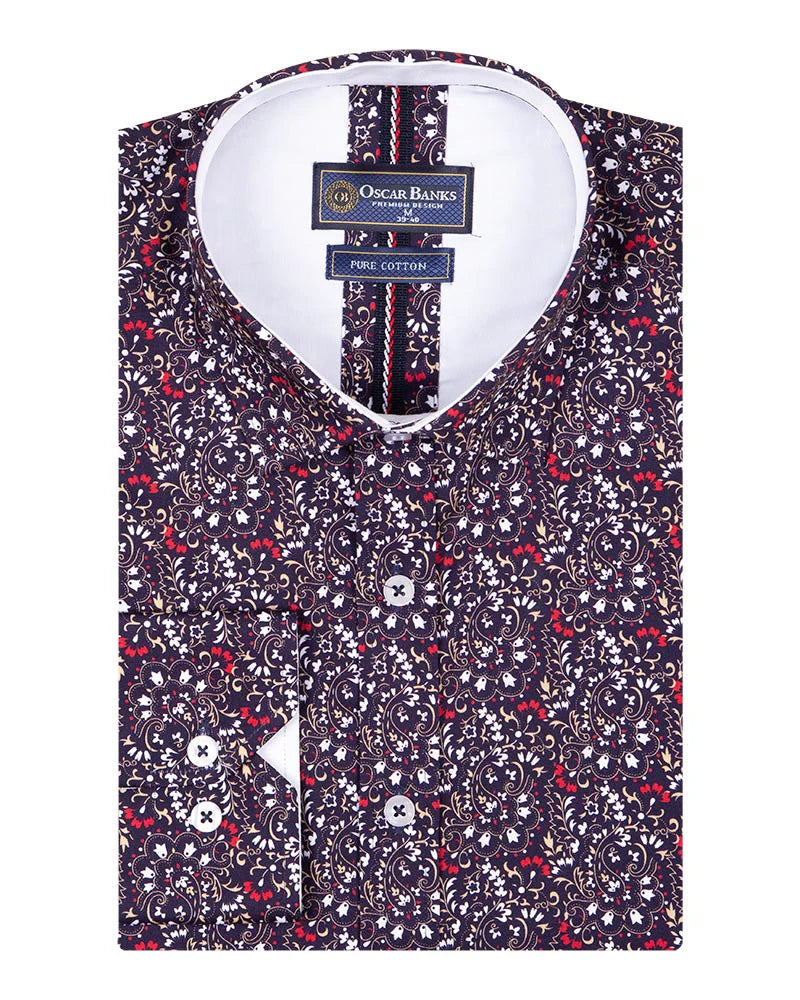 Floral Print Pure Cotton Shirt