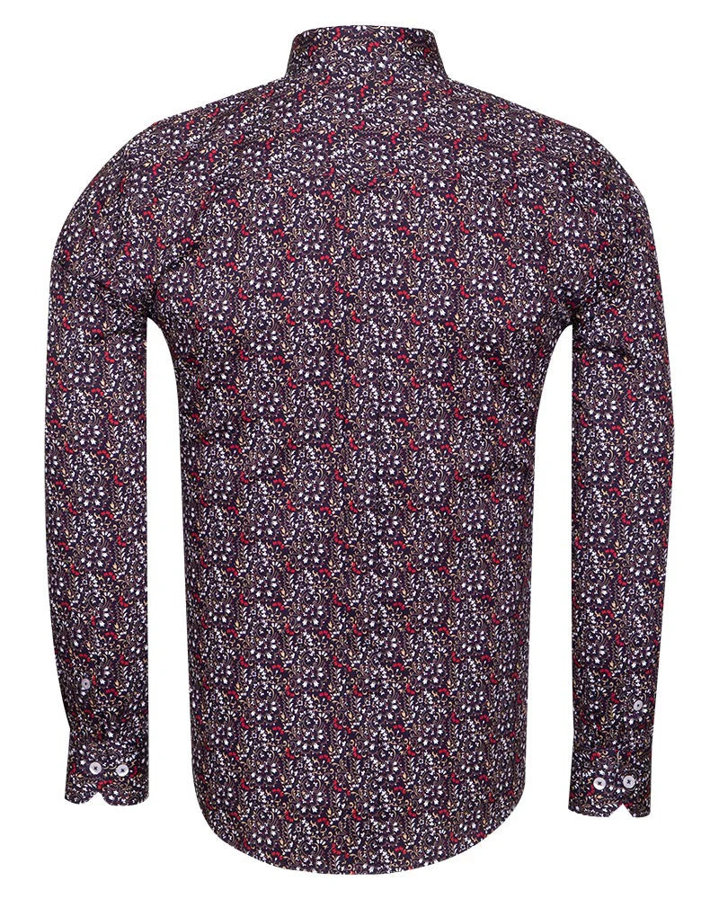 Floral Print Pure Cotton Shirt