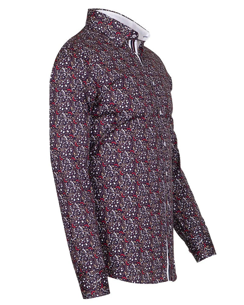 Floral Print Pure Cotton Shirt