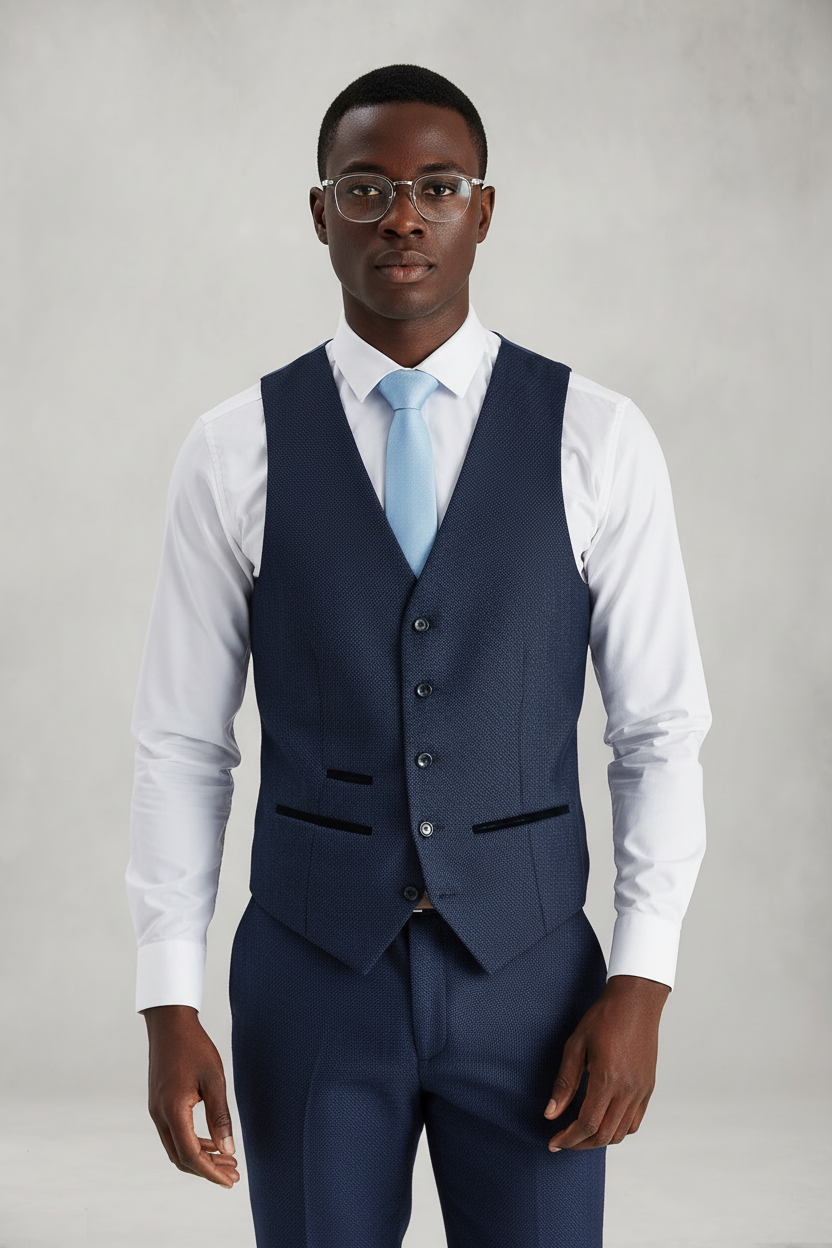 Arthur -  Navy Three Piece Suit