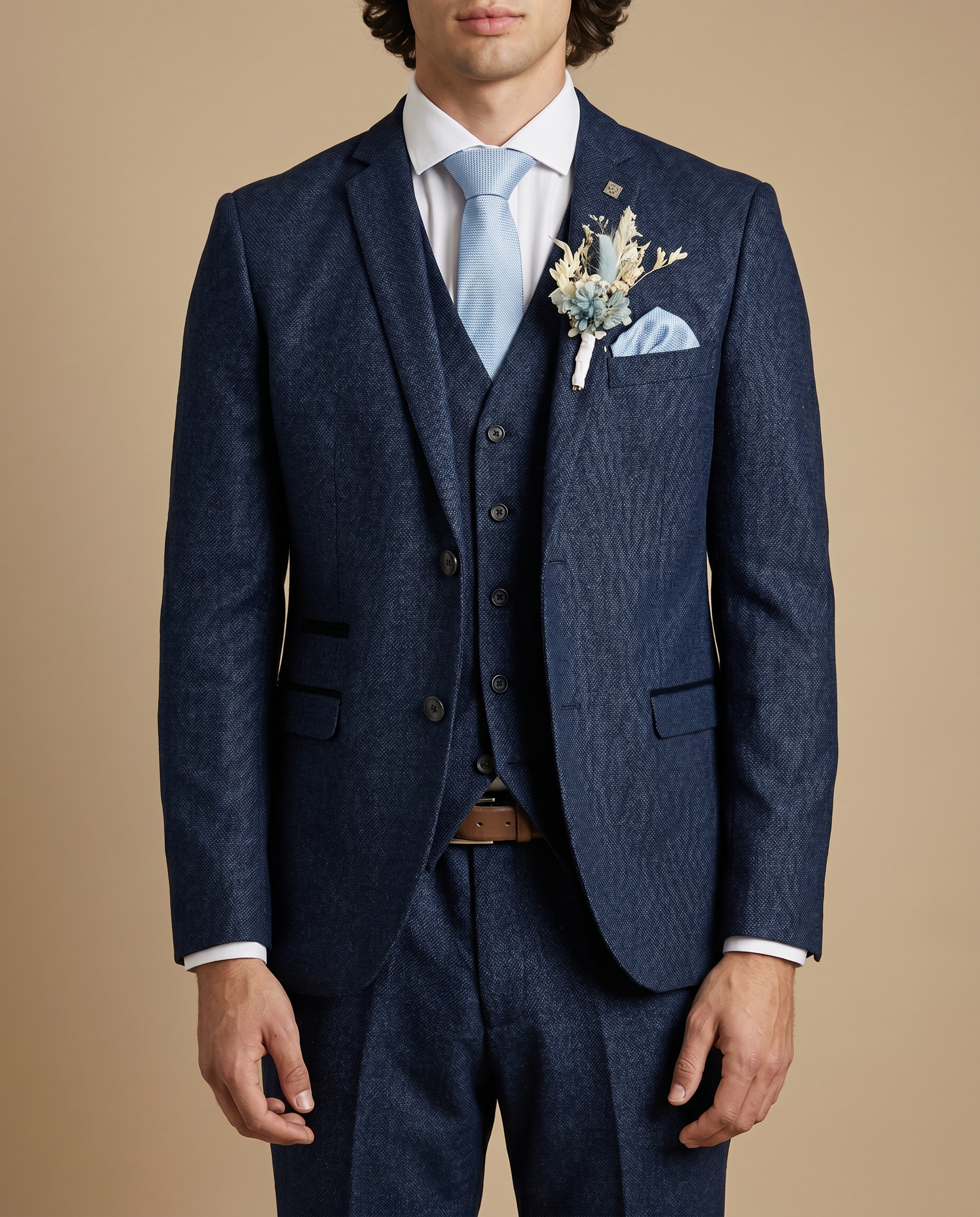 Arthur -  Navy Three Piece Prom Suit