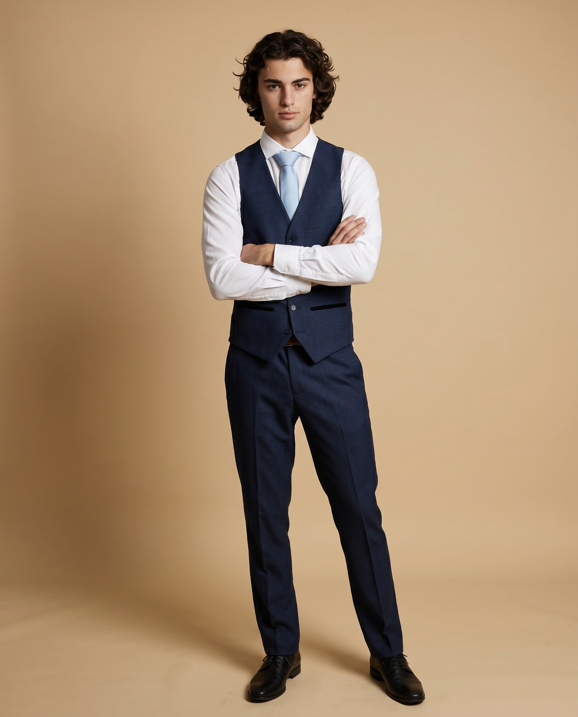 Arthur -  Navy Three Piece Prom Suit