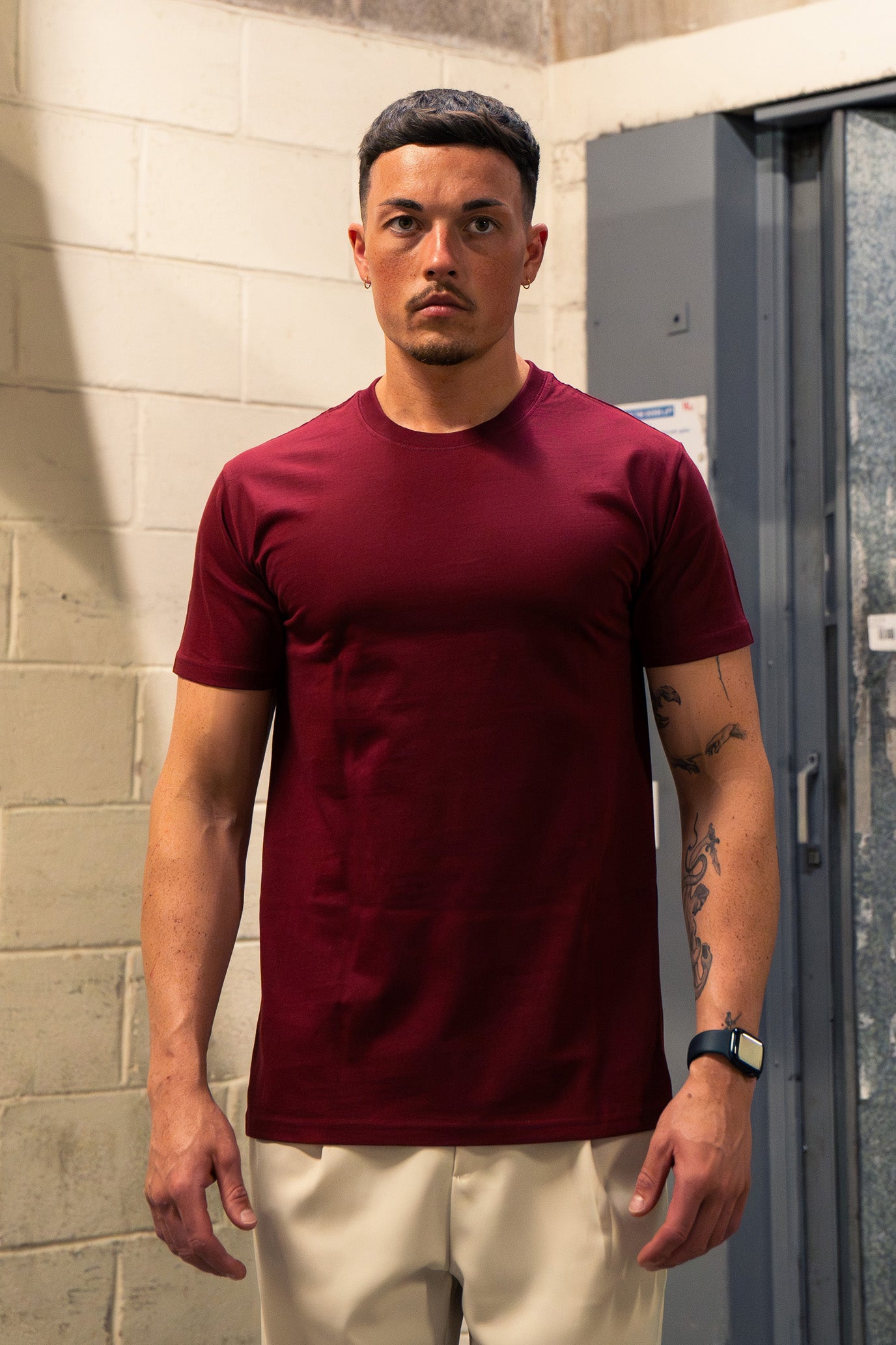 Premium Blank Tee - Burgundy