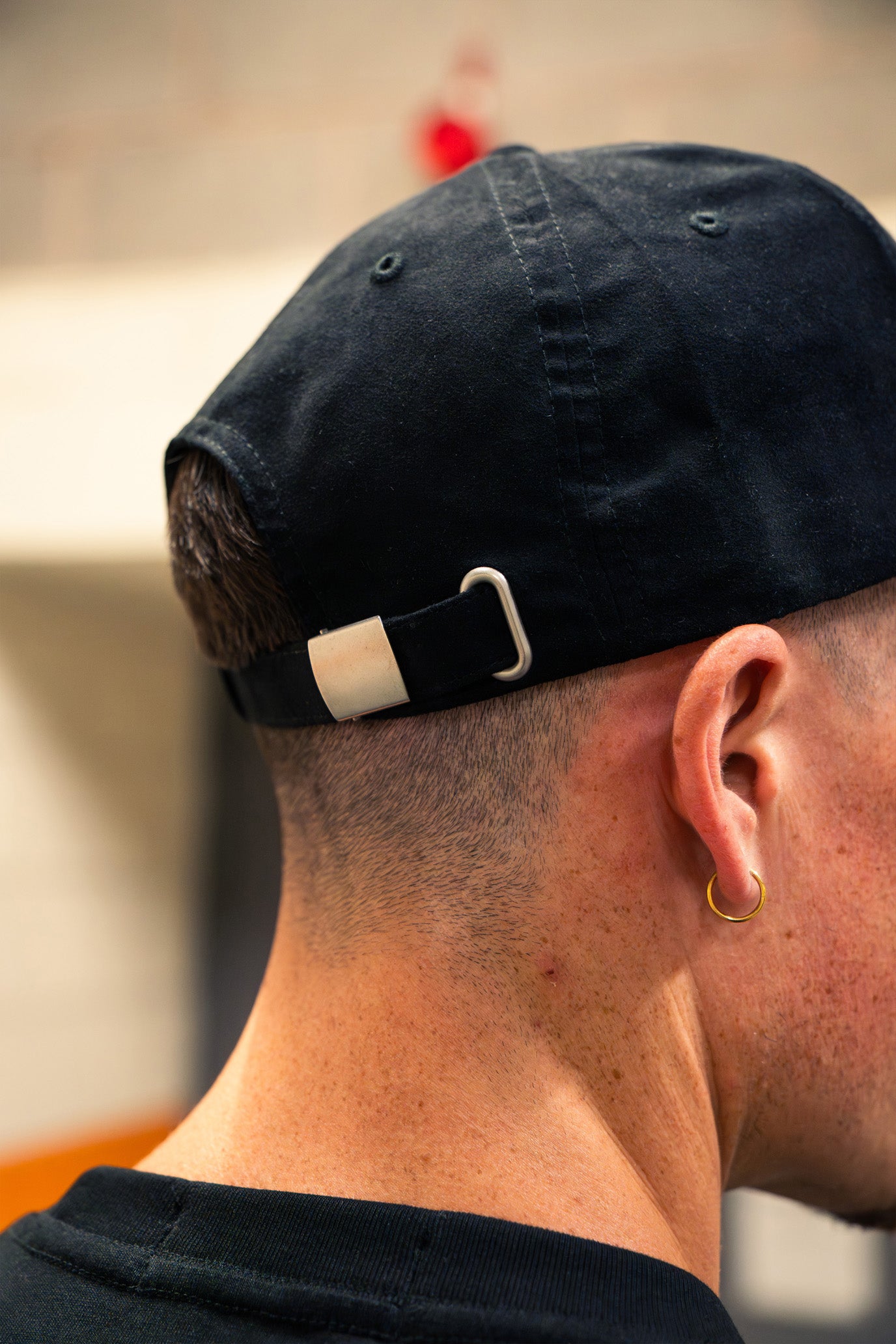 Esq1976 Off Duty Suede Cap - Black
