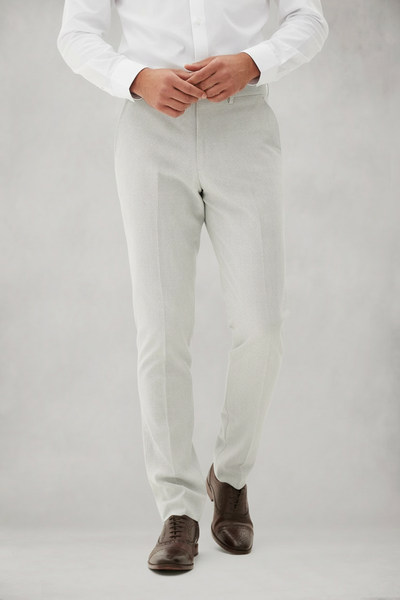Bromley - Stone Check Trousers