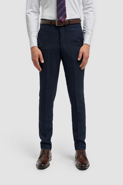 Caridi - Navy Slim Fit Trousers