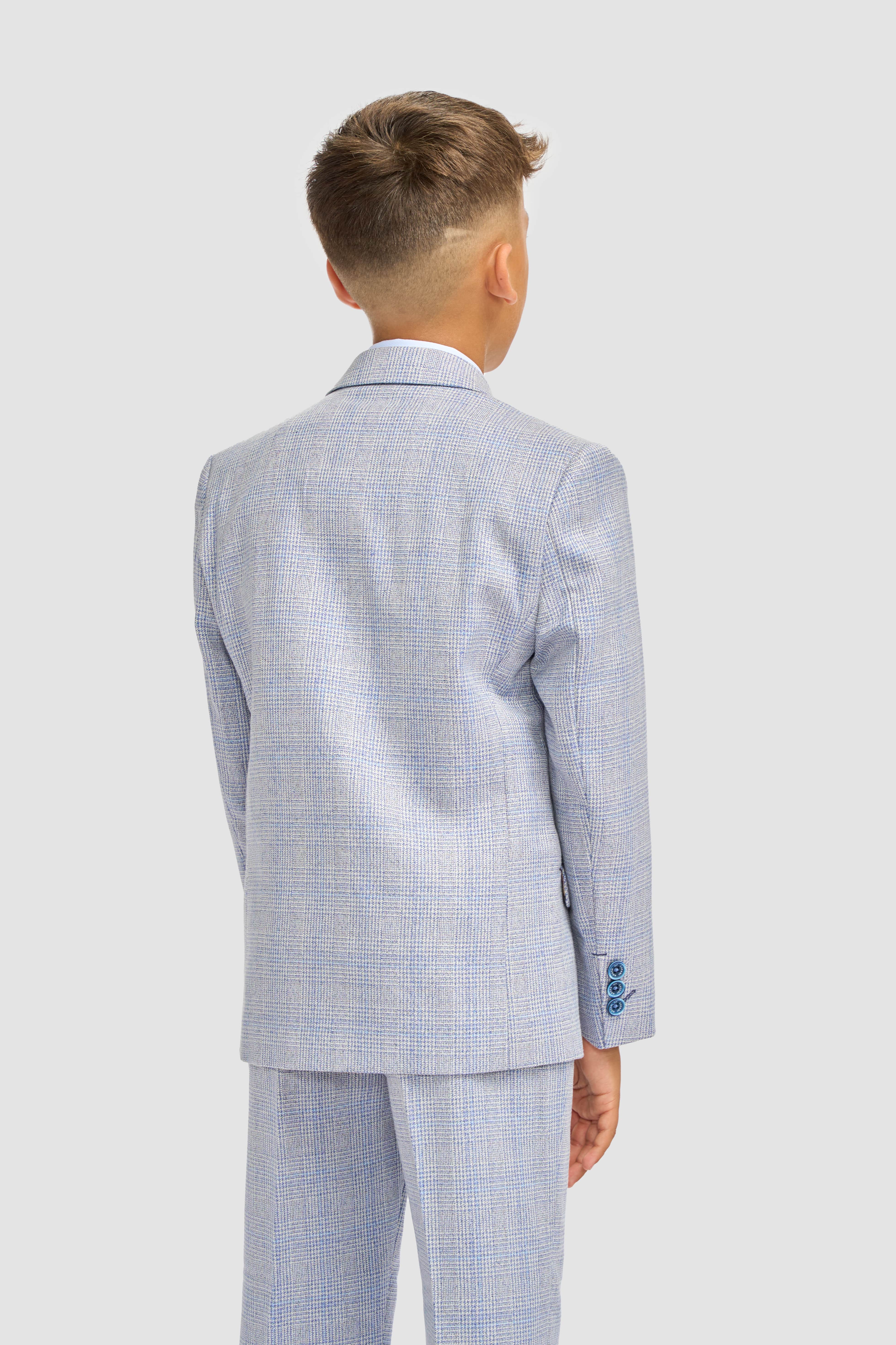 Boys Caridi Sky Three Piece Suit