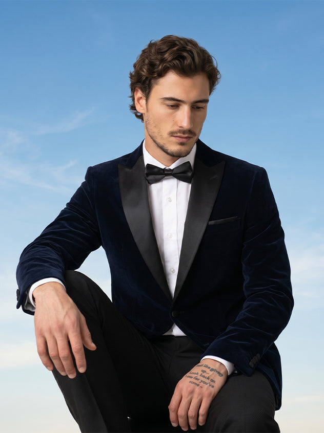 Rosa - Navy Slim Fit Blazer