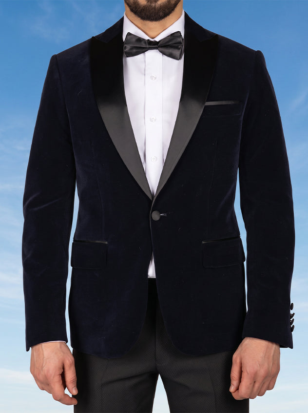 Rosa - Navy Slim Fit Blazer