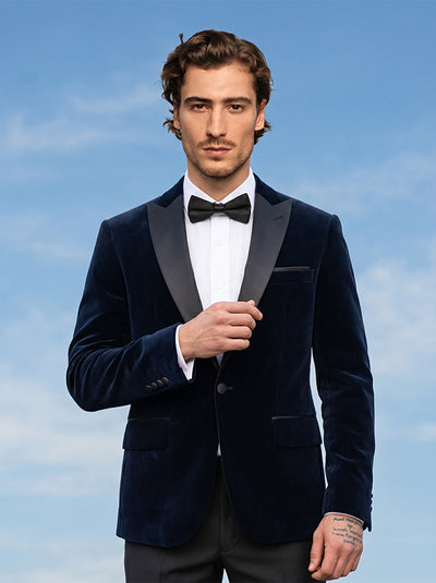 Rosa - Navy Slim Fit Blazer