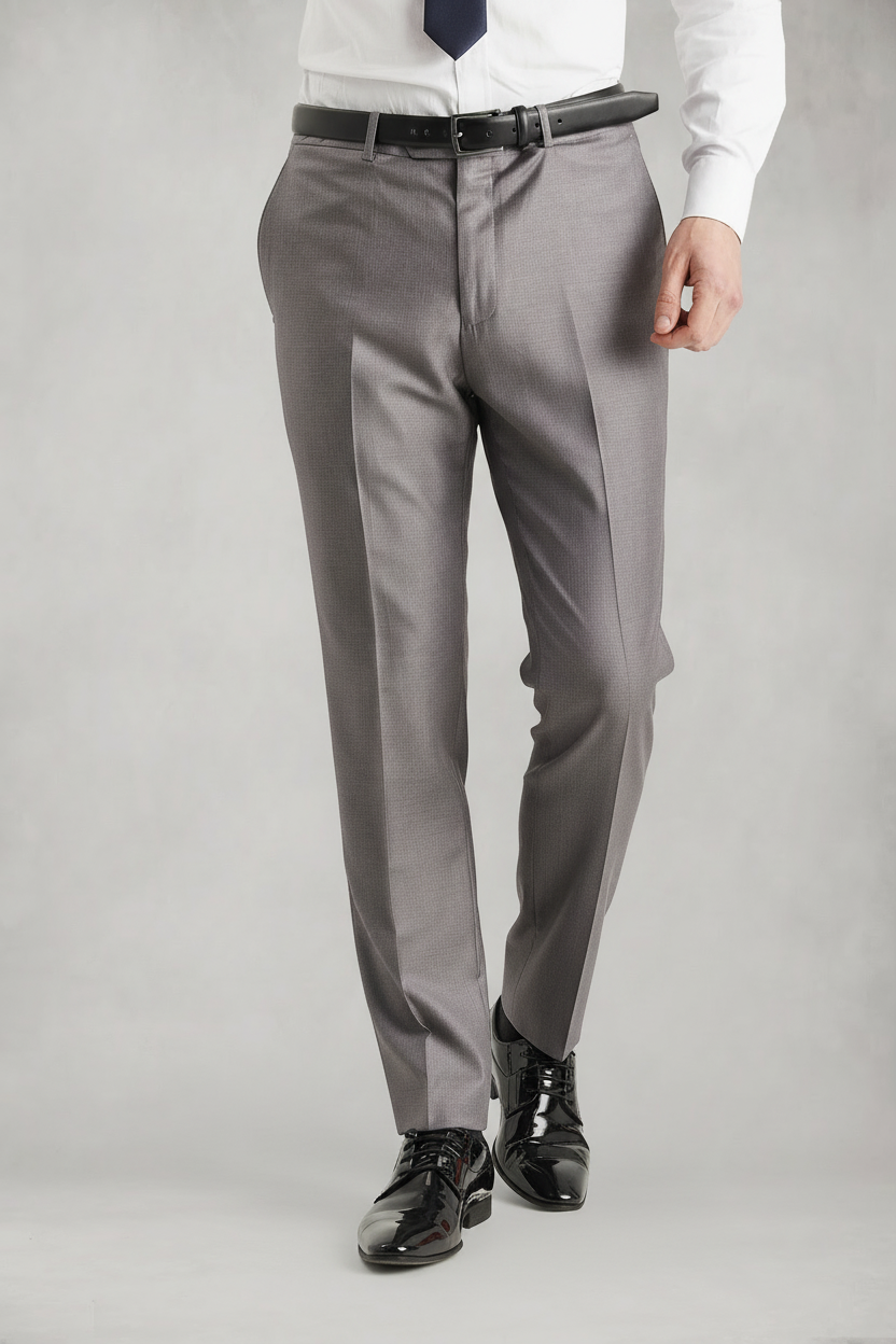 Edward - Men's Grey Trousers