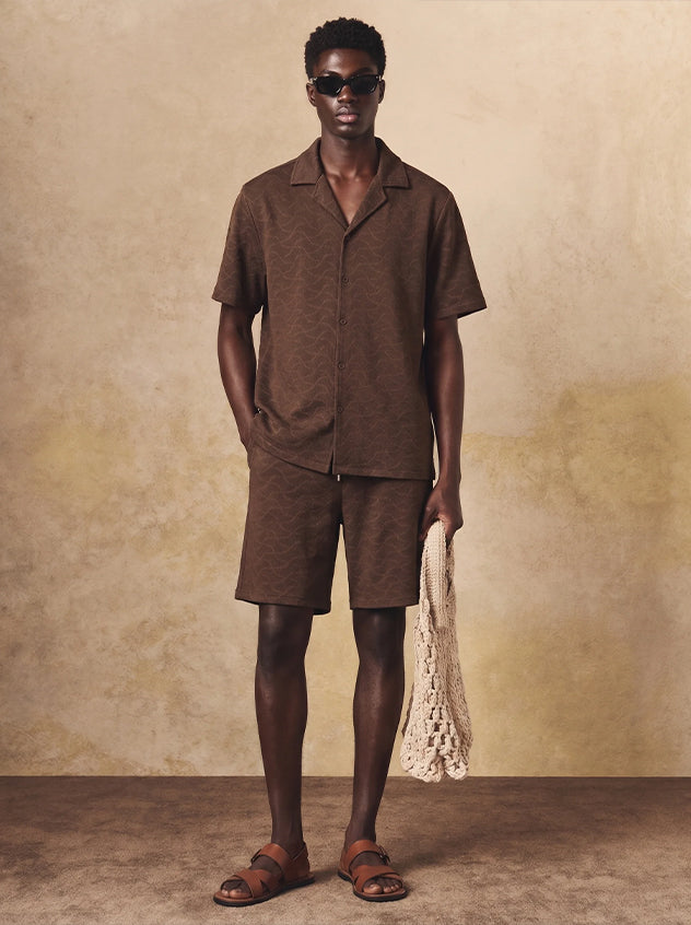 Esquire SS26 Twin set- Brown