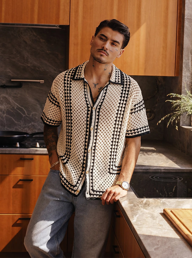 Esquire SS26 Knitted shirt Beige