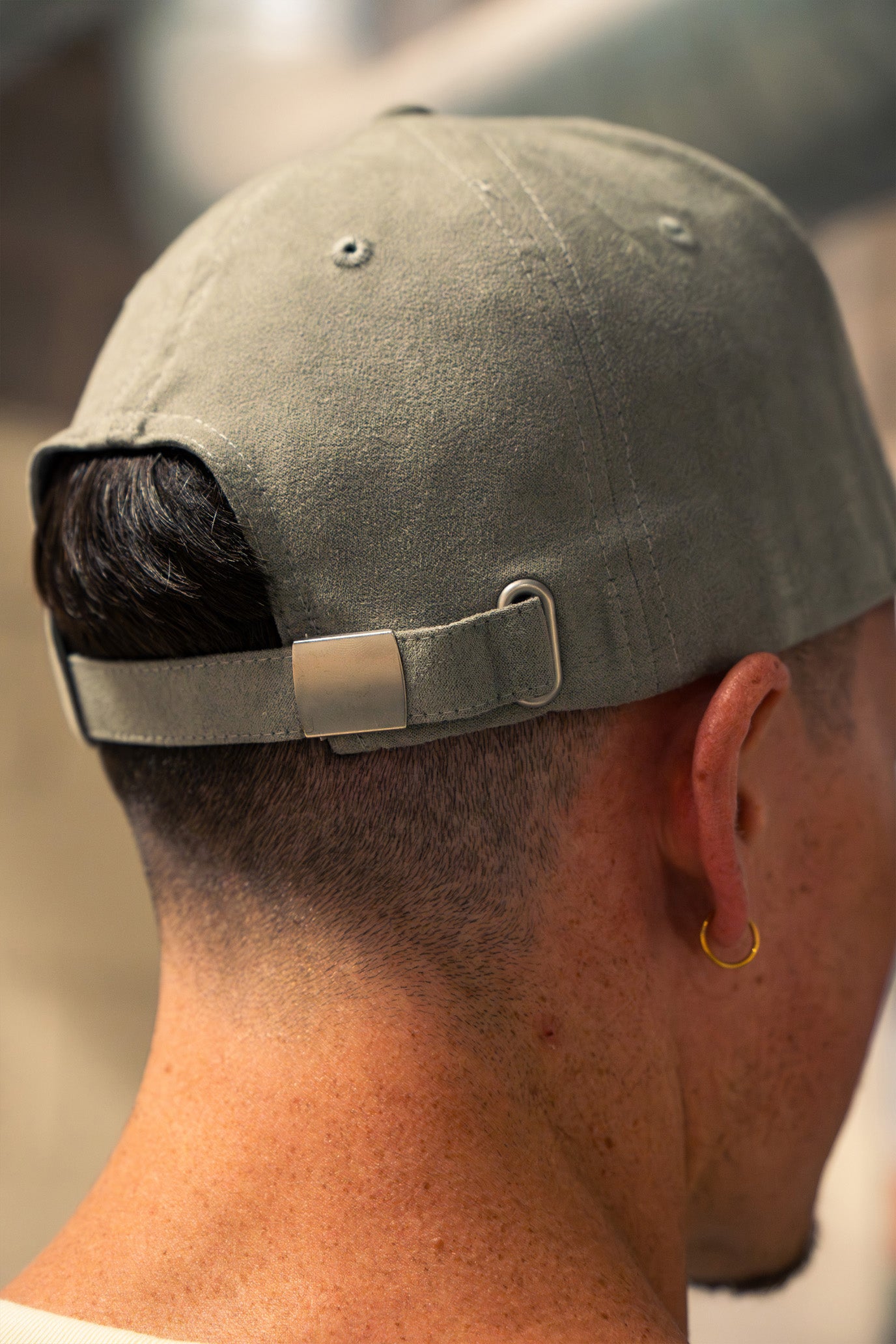 Esq1976 Off Duty Suede Cap - Grey