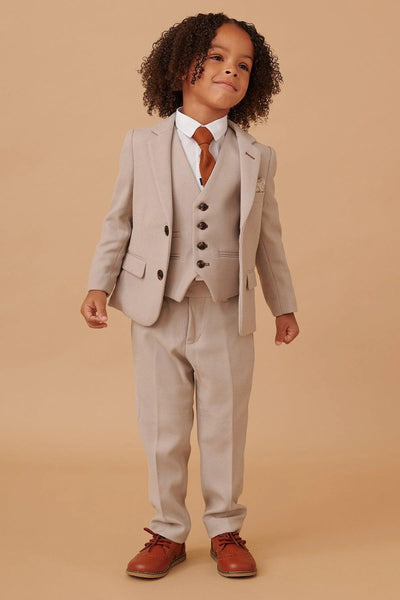 HM5 - Boys Stone Tailored Three Piece Suit