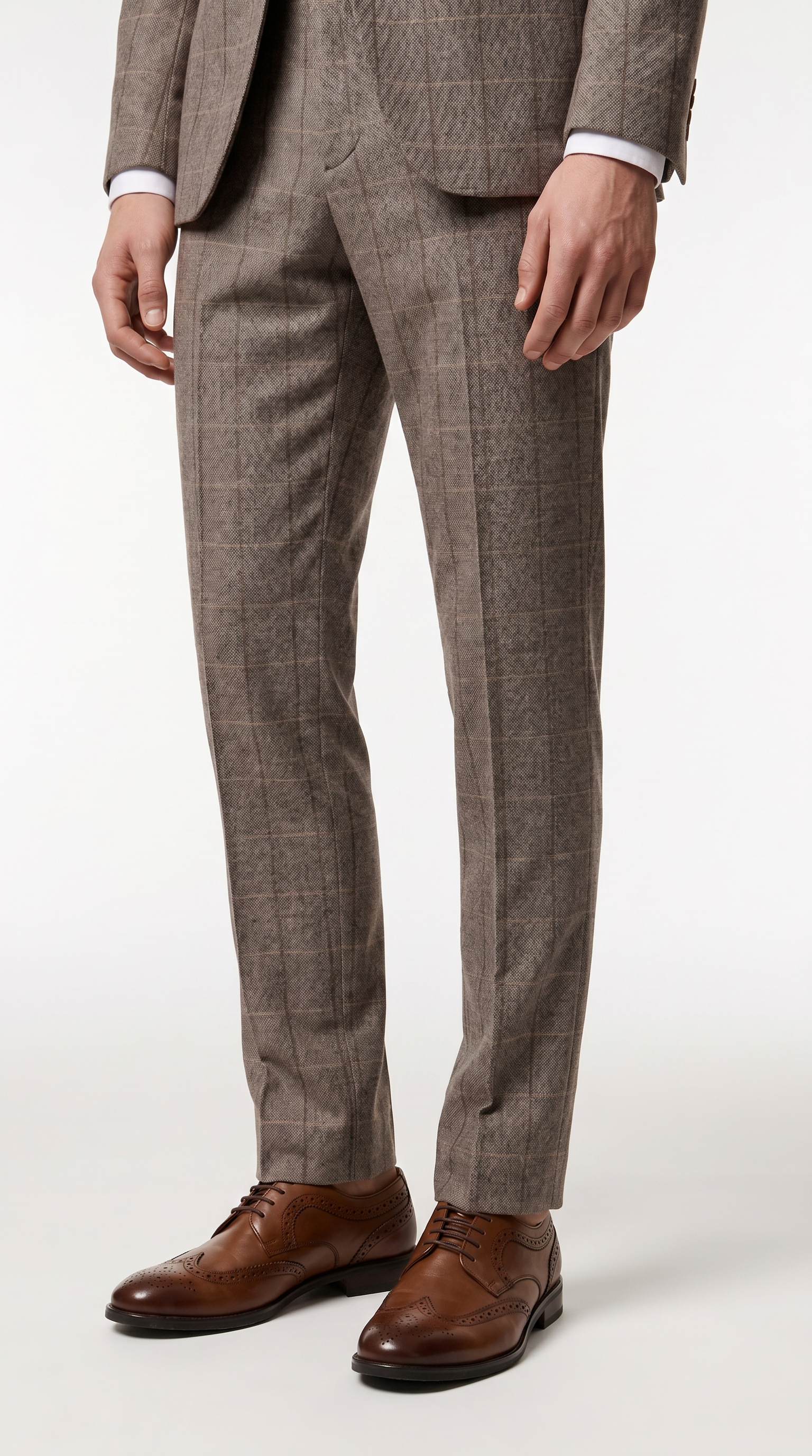 Harris Brown - Herringbone Tweed Check Two-Piece Suit