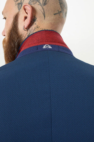 Max - Royal Blue Blazer With Contrast Buttons