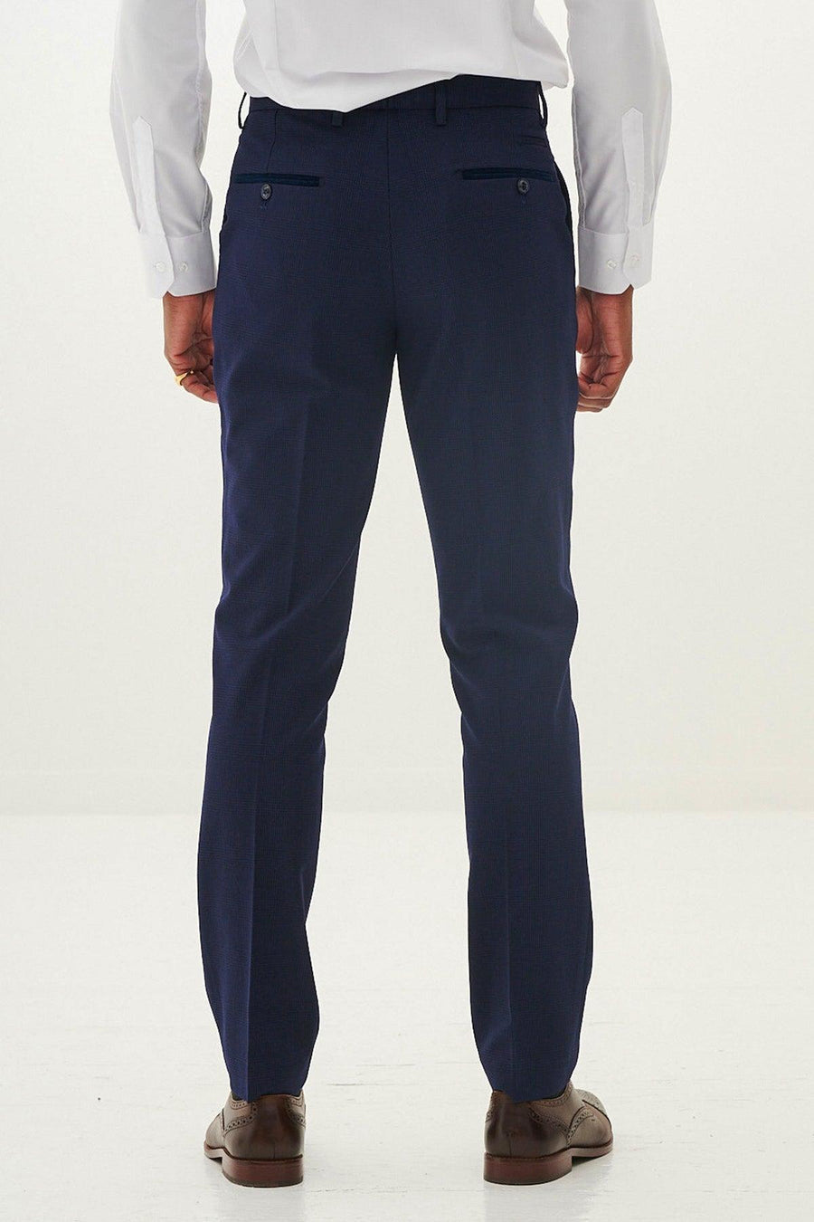 Bromley - Navy Double Breasted Two Piece Suit