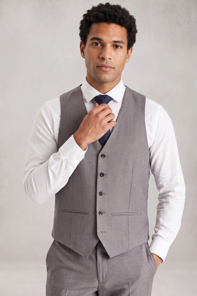 Edward - Men's Grey Waistcoat