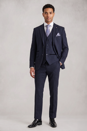 REGENT - MEN'S NAVY CHECK BLAZER
