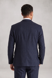 Regent - Men's Navy Check Blazer