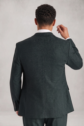 REGENT OLIVE CHECK THREE PIECE SUIT