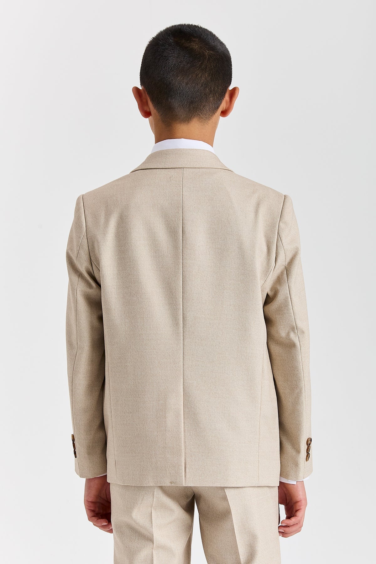 DEVICE - BOY'S BELMONT BEIGE THREE PIECE SUIT