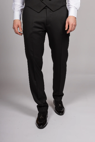 BLACK VELVET SHAWL LAPEL TUXEDO