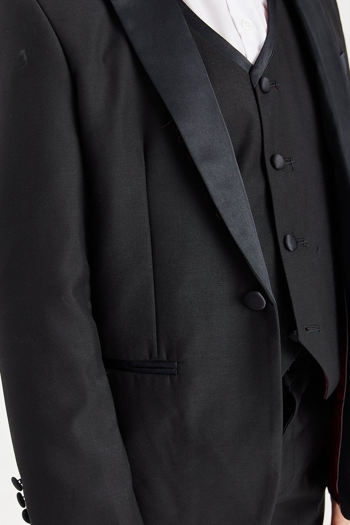 DEVICE - BOY'S HARRY BLACK THREE PIECE SUIT
