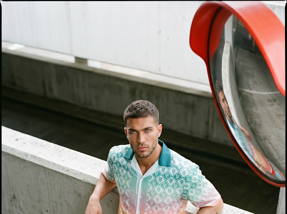 Multi Gradient RC Monogram Shirt & Short Set