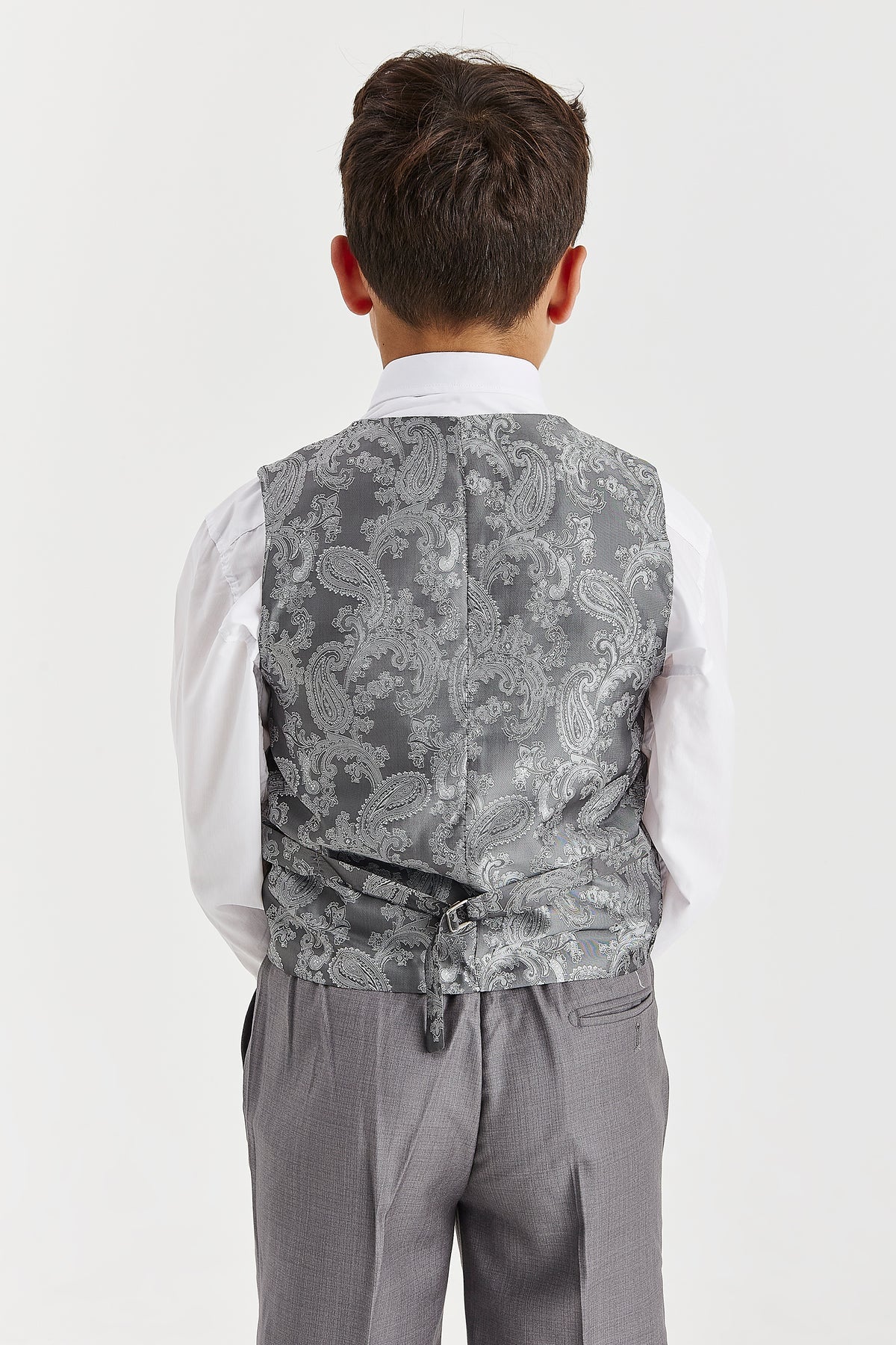 DEVICE - BOY'S EDWARD GREY THREE PIECE SUIT
